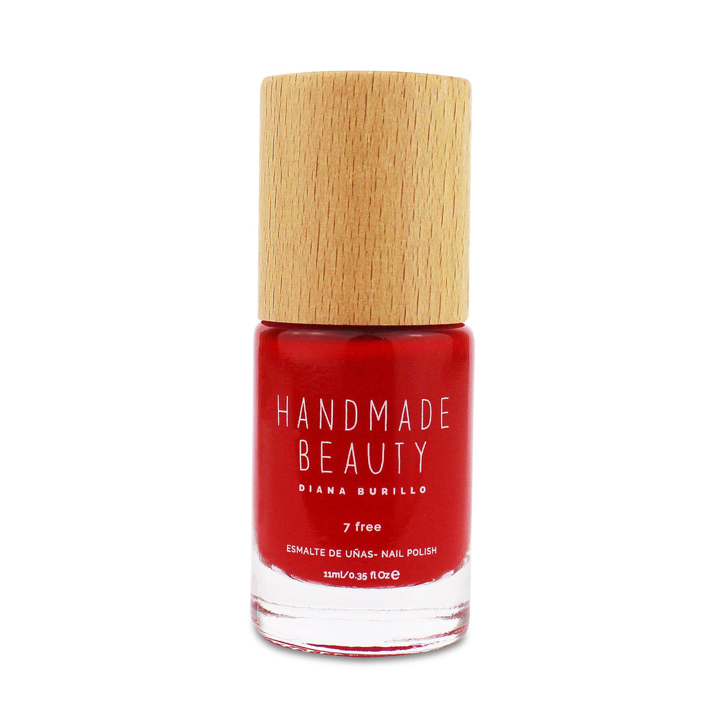 Nail Polish Non Toxic Color Cherry - Handmade Beauty