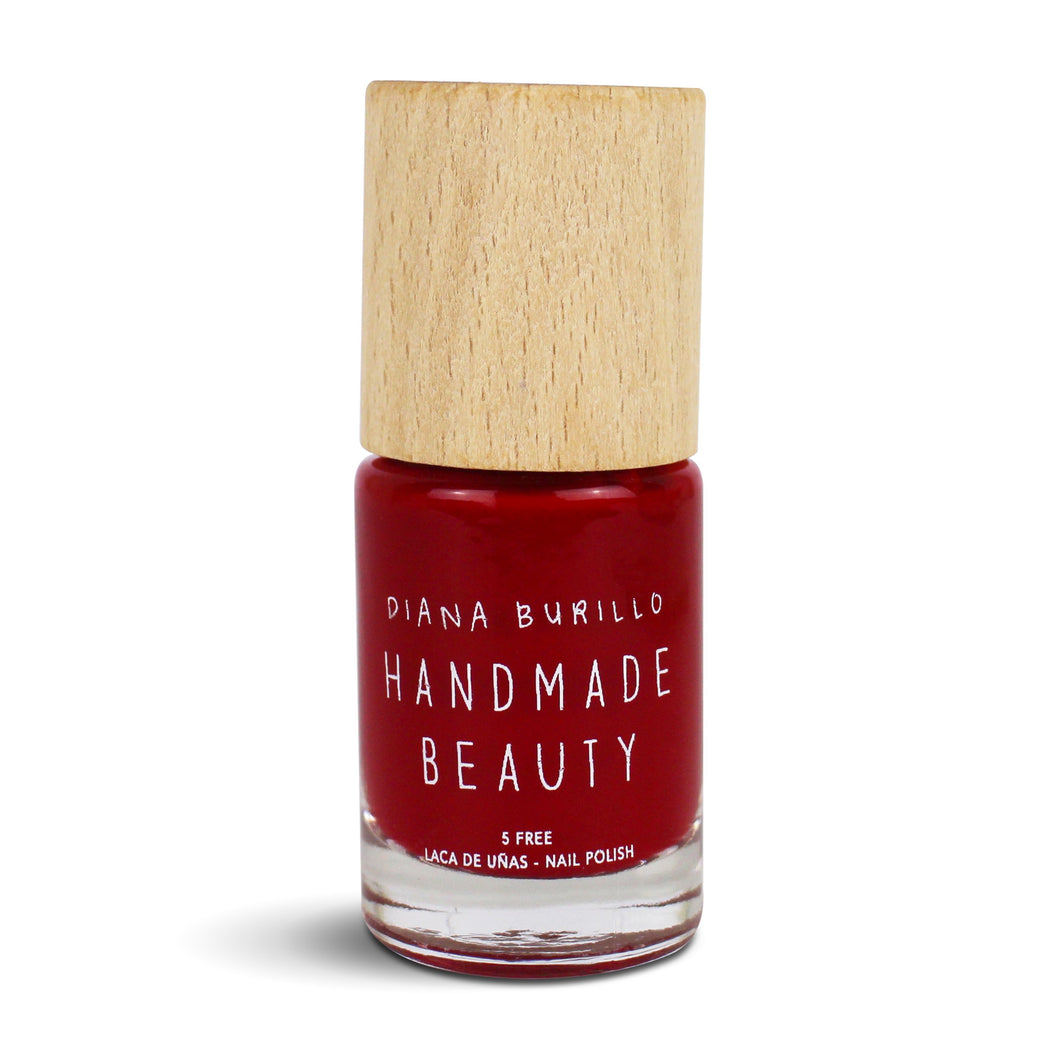 Nail Polish Non Toxic Color Pomegranate - Handmade Beauty