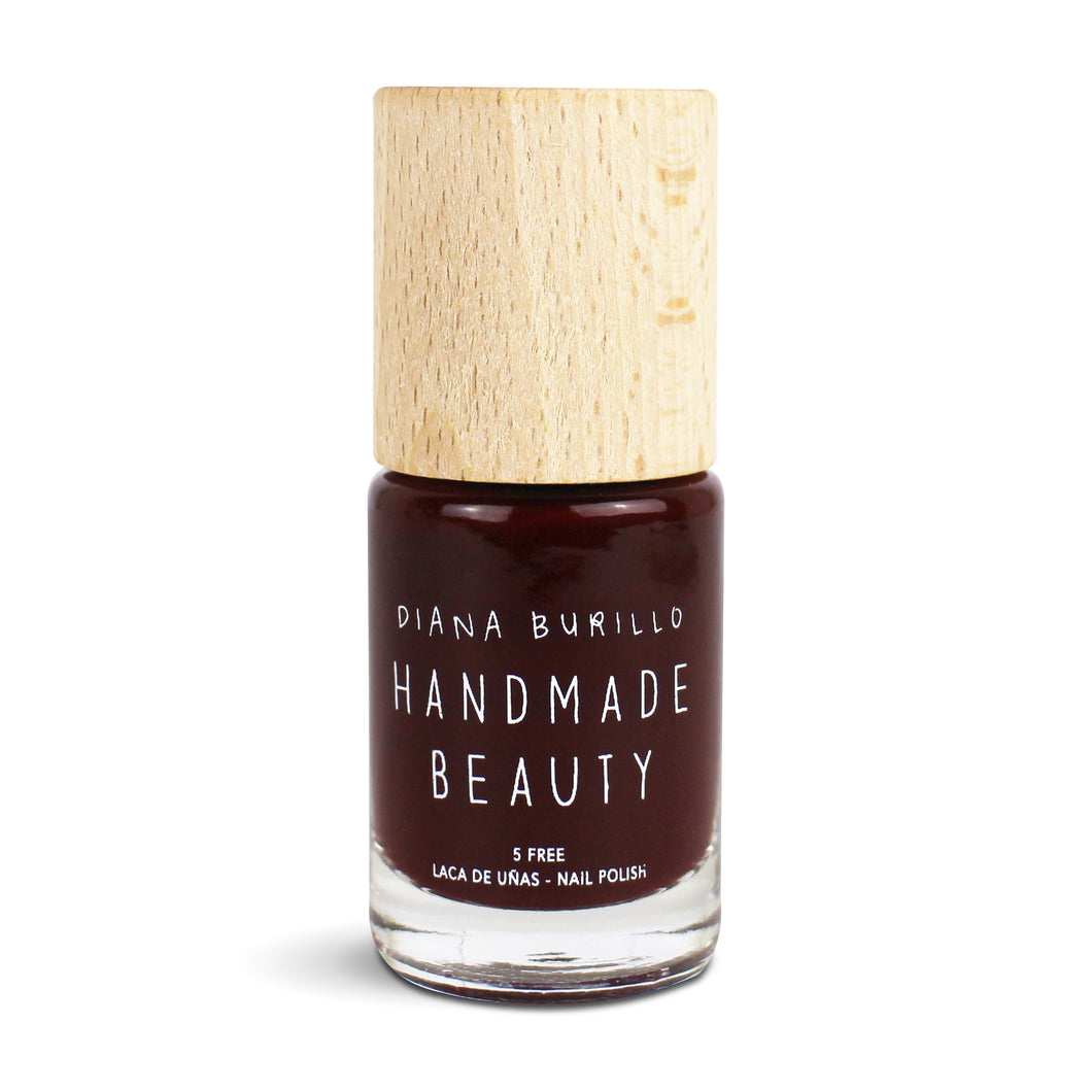 Nail Polish Non Toxic Color Rasberry - Handmade Beauty